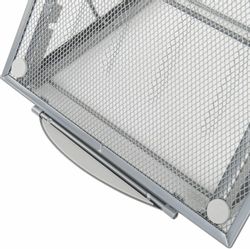 Подставка для книг BRAUBERG 237984, 240x195x20мм, металл, серый