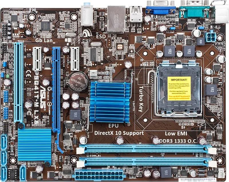 ASUS P5G41T M LX3 LGA 775 Intel G41 mATX Ret 621161