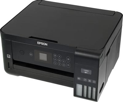 Характеристики МФУ струйный Epson L4160 цветная печать, A4, цвет черный ...