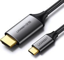 Изображение товара Кабель аудио-видео UGREEN MM142 USB Type-C - HDMI 1.5м серый
