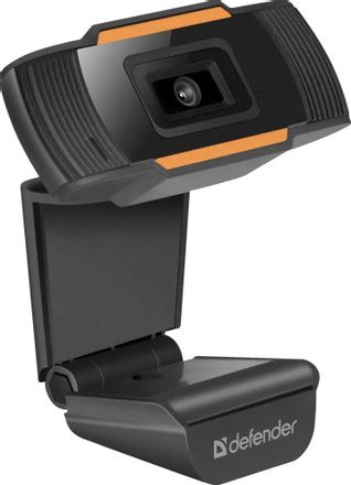 Web-камера Defender G-Lens 2579,  черный/оранжевый [63179]