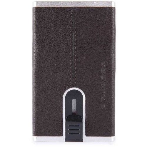Чехол для кредитных карт Piquadro Black Square PP4825B3R/TM, кожа натуральная, коричневый