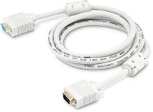 Изображение товара Кабель-удлинитель VGA Buro CAB015S-06, VGA (m) - VGA (f), ферритовый фильтр , 1.8м, серый