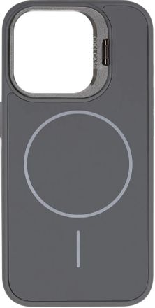 Чехол (клип-кейс) ZIBELINO Organic, для Apple iPhone 15 Pro Max, серый [zms-apl-15-pro-max-org-st-gry]