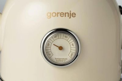Характеристики Чайник электрический Gorenje K17CLINGOR, 2000Вт, бежевый ...