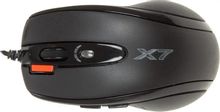 Мышь проводная A4TECH X-710BK, USB, черный