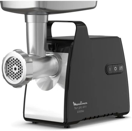 Мясорубка Moulinex ME558810, черный/ серый