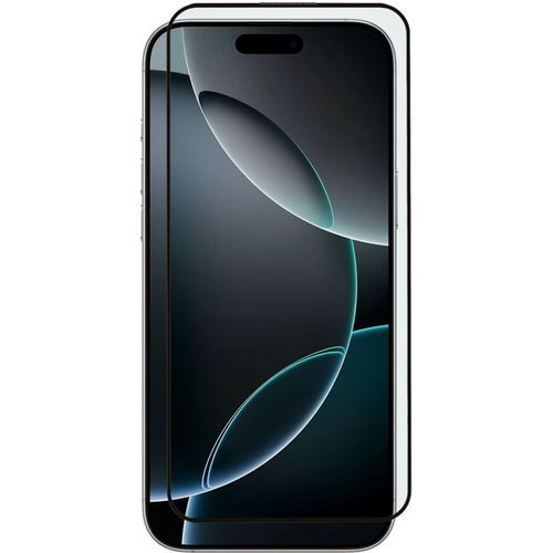 Защитное стекло для экрана ZIBELINO для Apple iPhone 16 Pro антиблик, 3D, 1 шт, черный [ztg-3d-apl-16pro-blk]