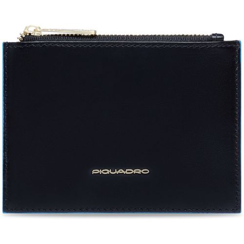 Чехол для кредитных карт Piquadro Blue Square PP6659B2R/N, кожа натуральная, черный