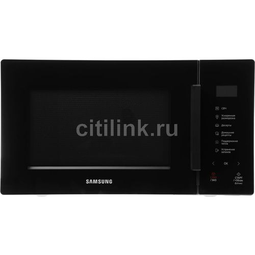 Микроволновая печь Samsung MS23T5018AK/BW, 800Вт, 23л, черный