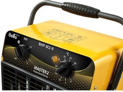 Электрическая тепловая пушка Ballu Master 2 BHP-M2-9, 9кВт, желтый