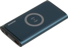 Внешний аккумулятор (Power Bank) Digma DGPQ10G, 10000мAч, синий ...