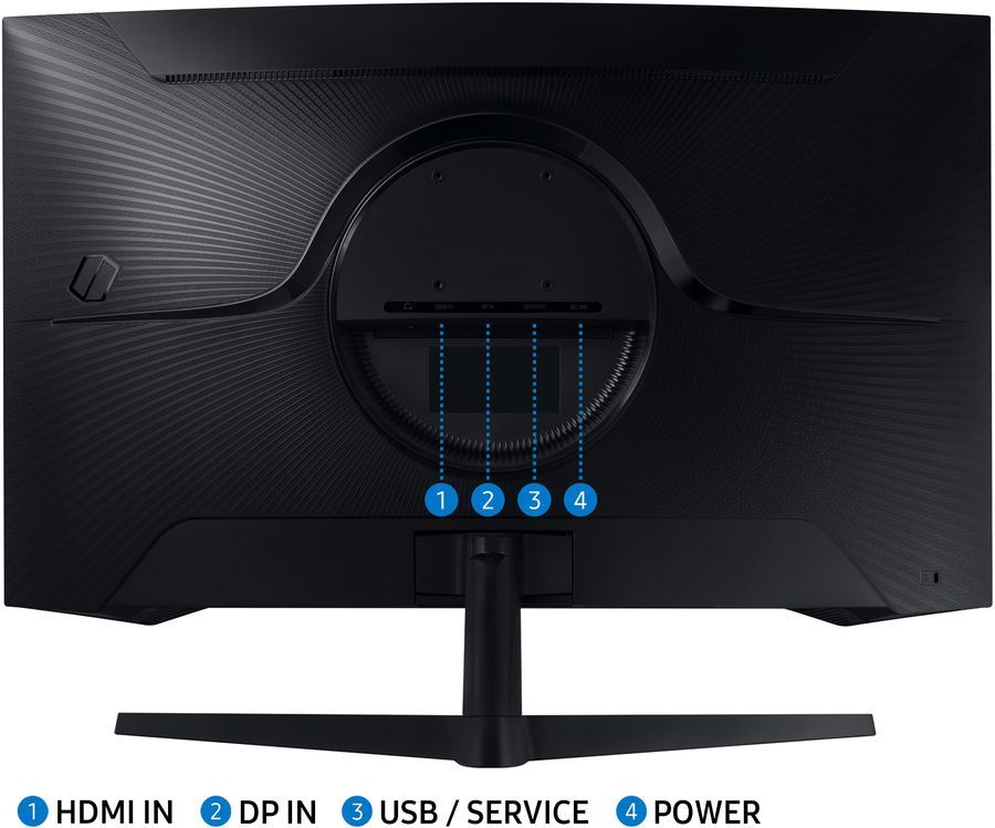 Монитор Samsung Odyssey G5 C32G55TQBI 32", черный [lc32g55tqbixci ...