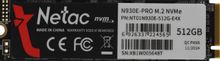 Изображение товара SSD накопитель NETAC N930E Pro 512ГБ M.2 PCIe NVMe высокие скорости надежность