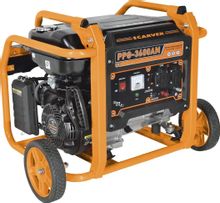 Изображение товара Бензиновый генератор CARVER PPG-3600AM 2.8 кВт 220 В на колесах