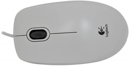 Мышь проводная Logitech B110, оптическая, USB, 800dpi, белый [910-001804]