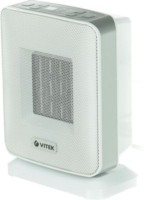 Тепловентилятор керамический Vitek VT-2052,  1500Вт,  с термостатом, 2 режима, белый [2052-vt-01]