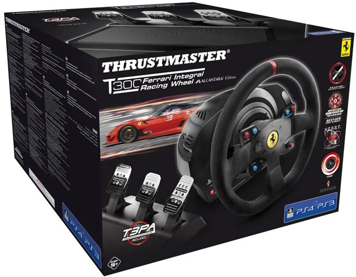 Руль Thrustmaster Sportline T300 для PS3 / PS4 / PS5 [4160652] – купить в  Ситилинк | 1975780