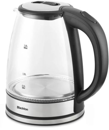 Чайник электрический BLACKTON Bt KT1729G, 1.8л, стекло/пластик