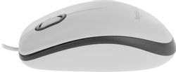 Мышь проводная Logitech M100, USB, белый и черный