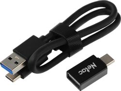 500ГБ Внешний диск SSD NETAC Z9 NT01Z9-500G-32BK, USB-C, черный