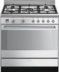 Газовая плита SMEG SUK91MFX9, нержавеющая сталь