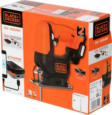 BLACK & DECKER BDCJS12N-XJ 12V Cordless jigsaw (without battery and  charger)