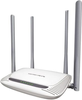 Wi-Fi роутер MERCUSYS MW325R,  N300,  белый