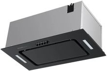 Встраиваемая вытяжка HOMSAIR CROCUS PUSH 52 Glass Black, управление ...