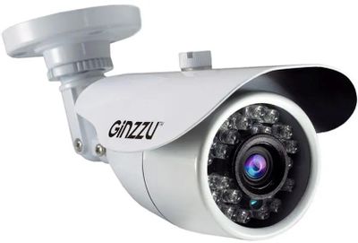 Камера видеонаблюдения аналоговая Ginzzu HAB-5301A,  3.6 мм,  белый [бп-00001280]