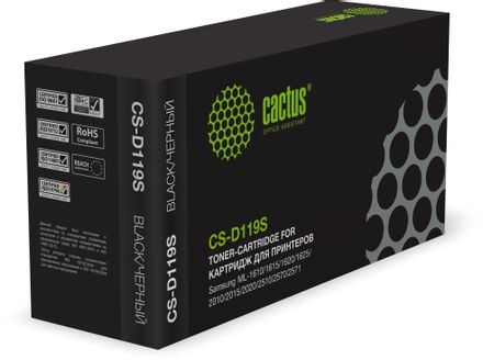 Картридж Cactus CS-D119S, MLT-D119S, черный / CS-D119S