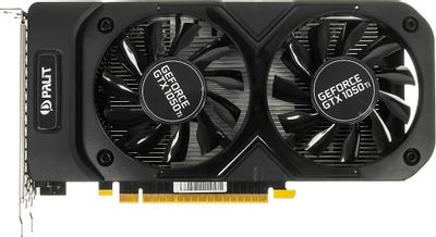 Видеокарта Palit NVIDIA  GeForce GTX 1050TI PA-GTX1050Ti Dual OC 4G 4ГБ GDDR5, OC,  Ret [ne5105ts18g1-1071d]