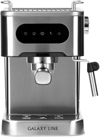 Кофеварка GALAXY LINE GL 0761, рожковая, серебристый