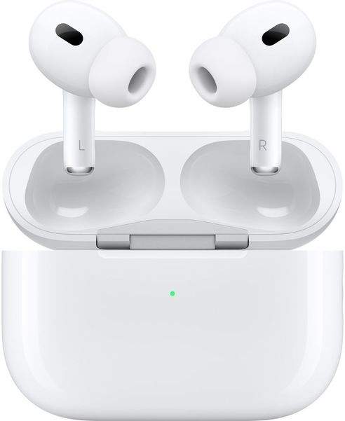 Наушники Apple AirPods Pro 2 2023 USB-C A3047/A3048/A2968, Bluetooth, внутриканальные, белый [mtjv3za/a]