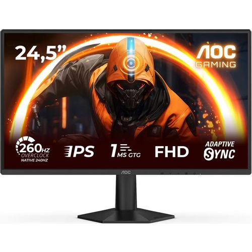 24.5" Монитор AOC 25G50Z, 1920x1080, Fast IPS, 240Гц, 1хHDMI, 1хDP, черный