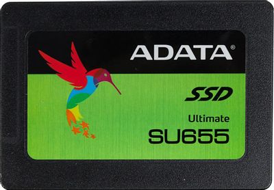 SSD накопитель A-Data Ultimate SU655 ASU655SS-240GT-C 240ГБ, 2.5", SATA III,  SATA