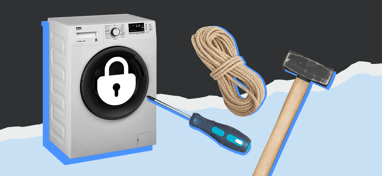 Как открыть дверцу стиральной машины, если люк заблокировался — Журнал  Ситилинк