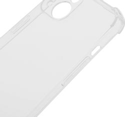 Чехол (клип-кейс) PERO CC02, для Apple iPhone 14, противоударный, прозрачный