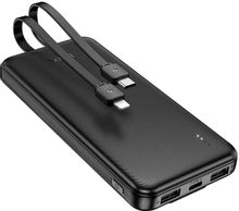 Изображение товара Внешний аккумулятор (Power Bank) Hoco J118, 10000мAч, черный Изображение товара Внешний аккумулятор (Power Bank) Hoco J118, 10000мAч, черный