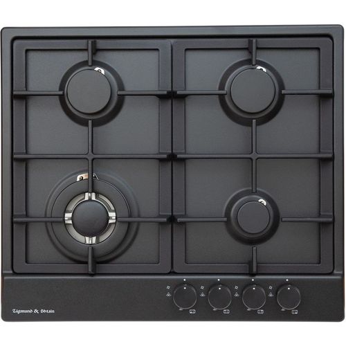 Газовая варочная панель ZIGMUND & SHTAIN Primary GN 128.61 B, 4 конфорки, эмалированная сталь, черный — цена и наличие Газовая варочная панель ZIGMUND & SHTAIN Primary GN 128.61 B, 4 конфорки, эмалированная сталь, черный