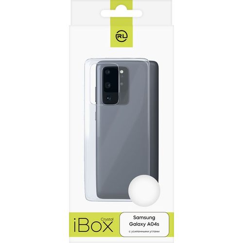 Чехол (клип-кейс) Redline iBox Crystal, для Samsung Galaxy A04s, противоударный, прозрачный [ут000033134]