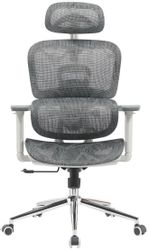 Кресло MYROO Impact Grey, сетка, до 140кг, серый