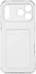 Чехол (клип-кейс) BORASCO Bumper Case, для Apple iPhone 17 Pro Max, противоударный, прозрачный