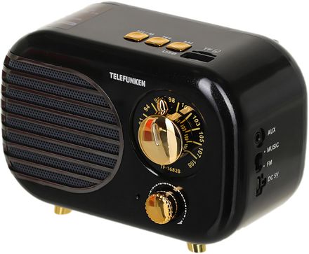 Радиоприемник Telefunken TF-1682B,  черный