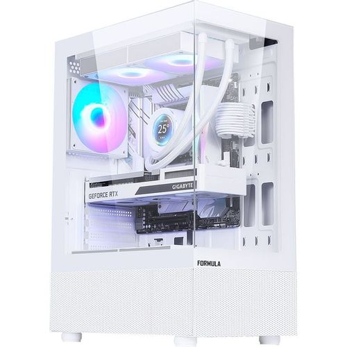 Корпус ATX Formula Crystal Z1 Plus, Midi-Tower, без БП, белый [crystal z1 plus white]