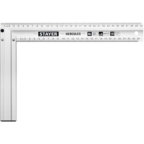 Угольник столярный Stayer 3432-30, 30см, из алюминия