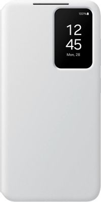Чехол (флип-кейс) Samsung Smart View Wallet Case S24, для Samsung Galaxy S24, белый [ef-zs921cwegru]