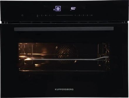 Духовой шкаф электрический KUPPERSBERG KHT 616, 50л, дверца с 3 стеклами, черный