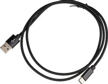 Изображение товара Кабель  USB Type-C (m) -  USB (m),  1м,  в оплетке,  2.4A,  черный