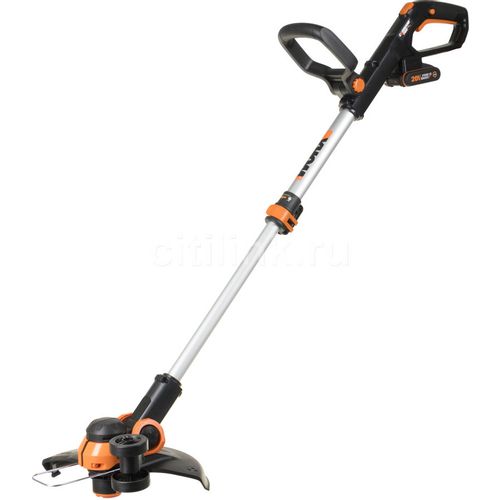 Триммер аккумуляторный Worx WG163E.2 30 см, 20В, 1х2,0 Ач и ЗУ